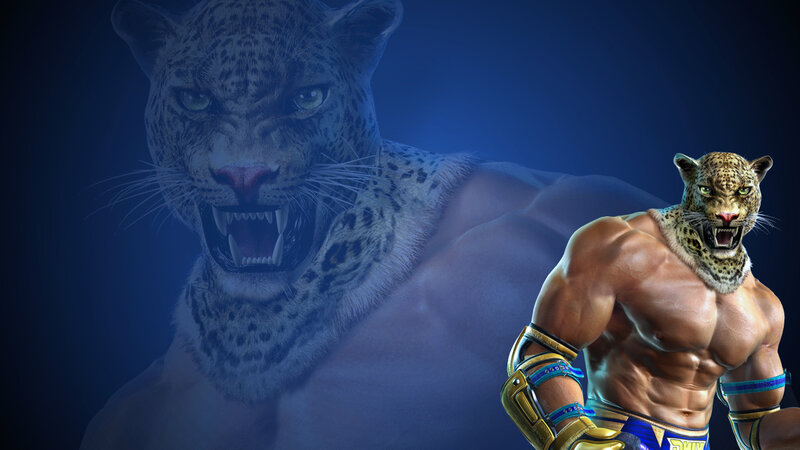 Leopard-headed Warrior — Blue