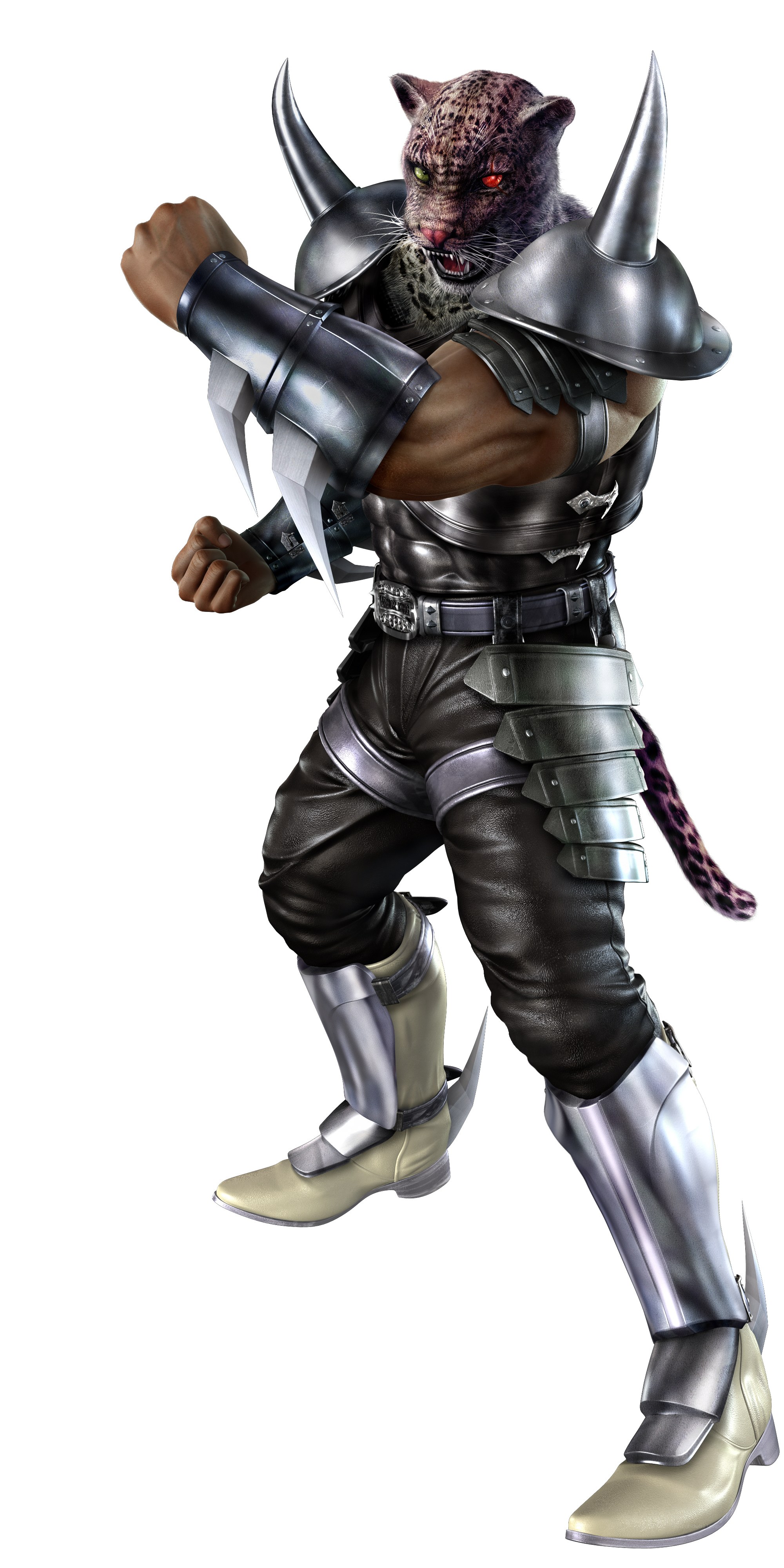 leopard-headed warrior character