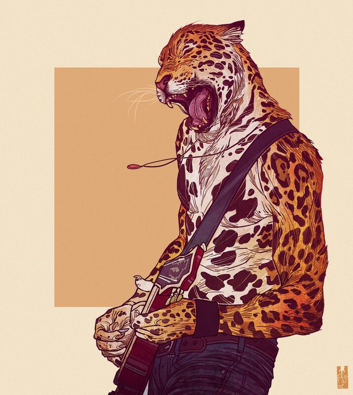 Leopard Musician