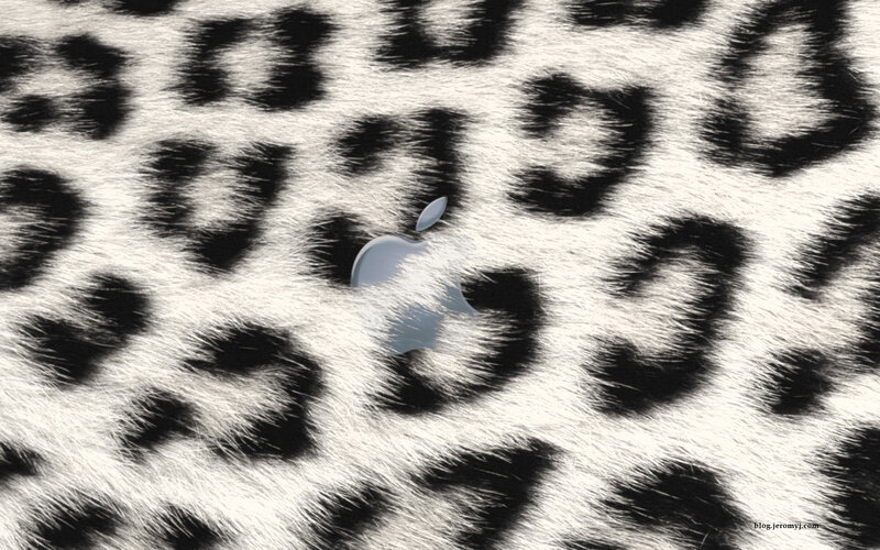 Leopard Print Pattern — Black