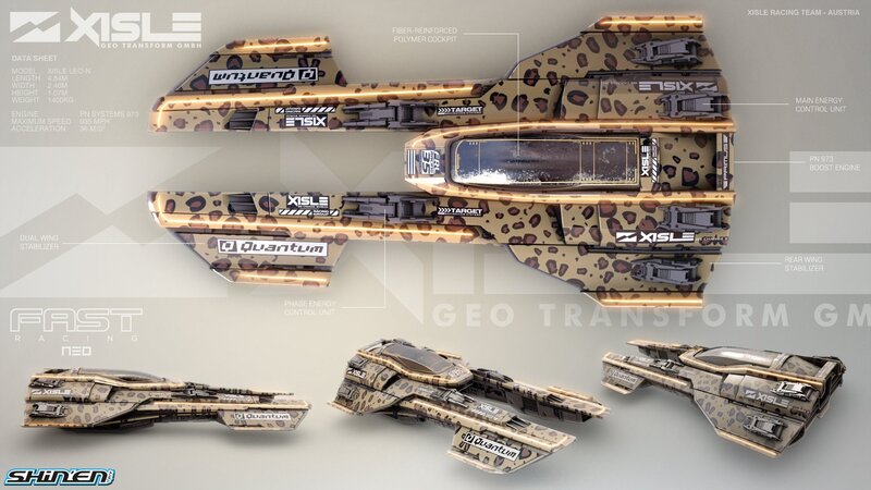 Leopard-print Spaceship