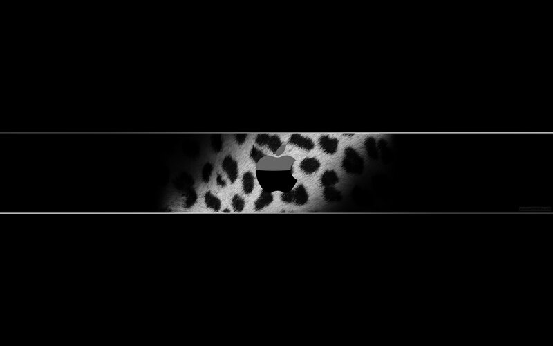 Leopard Print with Apple Logo