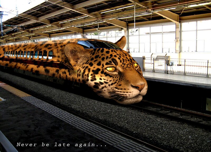 Leopard-shaped Train