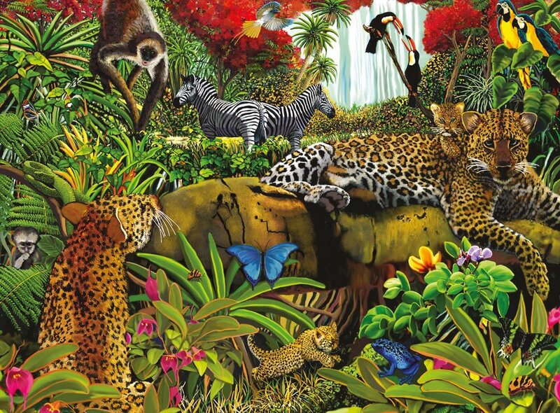Leopards in Jungle