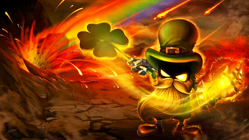 Leprechaun Character — Green, Dramatic