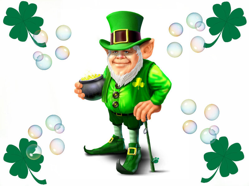 Leprechaun Holding Pot
