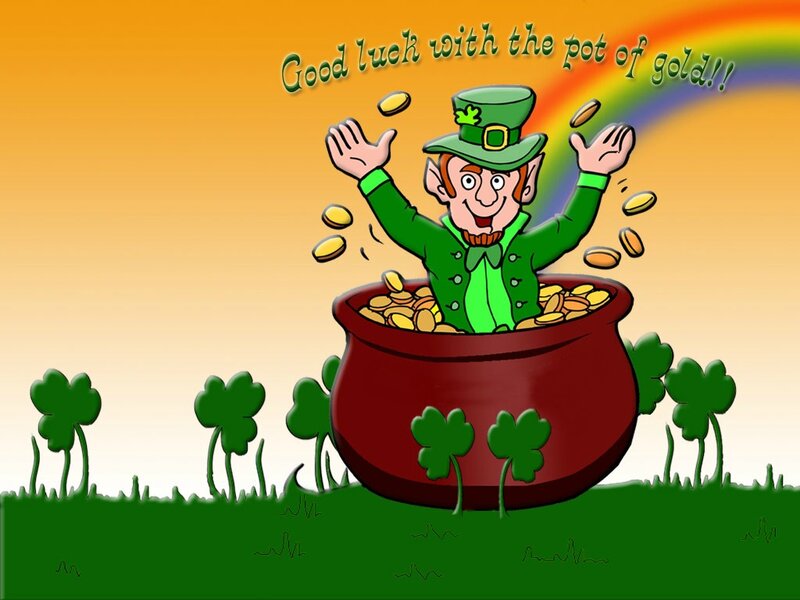 Leprechaun in Pot