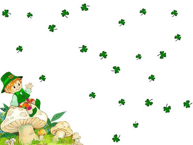 Leprechaun on Mushroom — Green