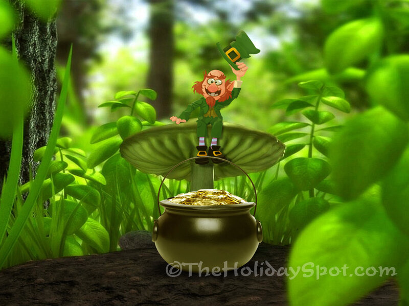 Leprechaun on Mushroom