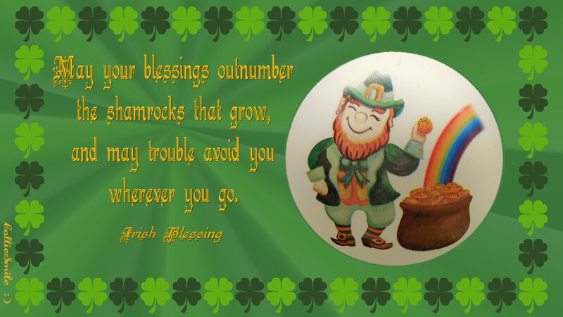 Leprechaun with Pot of Gold — Green, Festive, Illustration