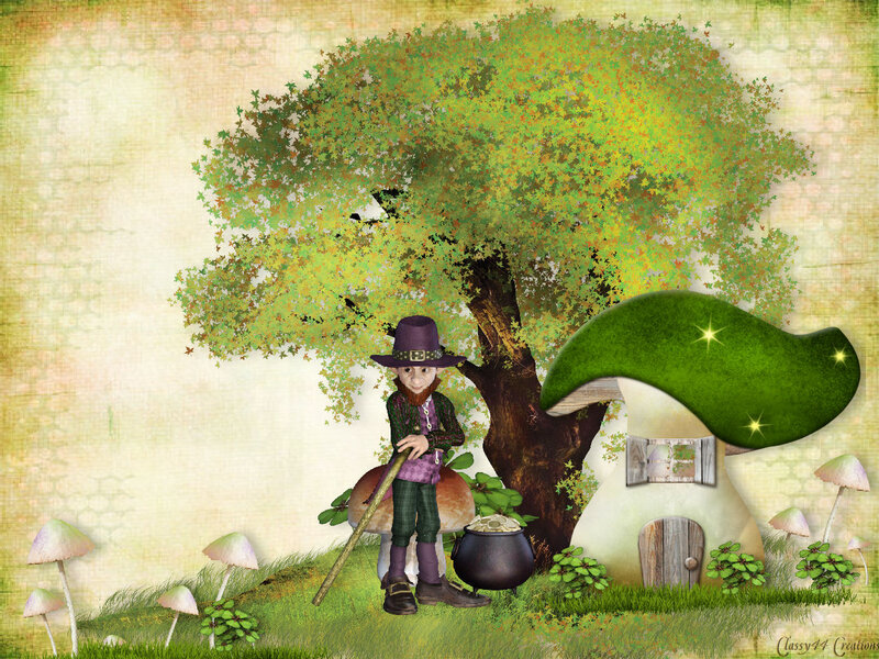 Leprechaun with Pot of Gold — Green, Whimsical, Afternoon