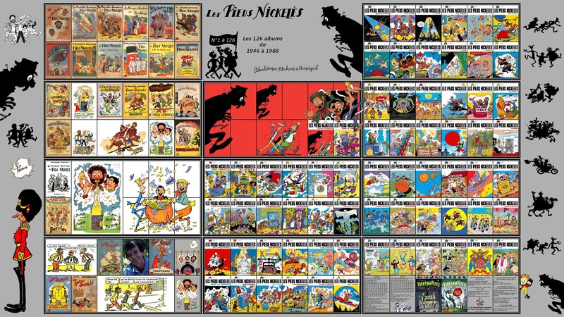Les Pieds Nickelés Comic Covers