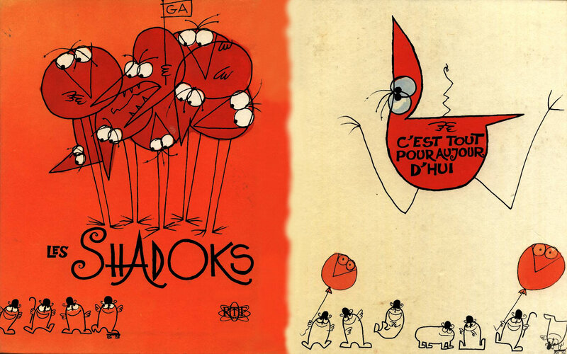 Les Shadoks animation art