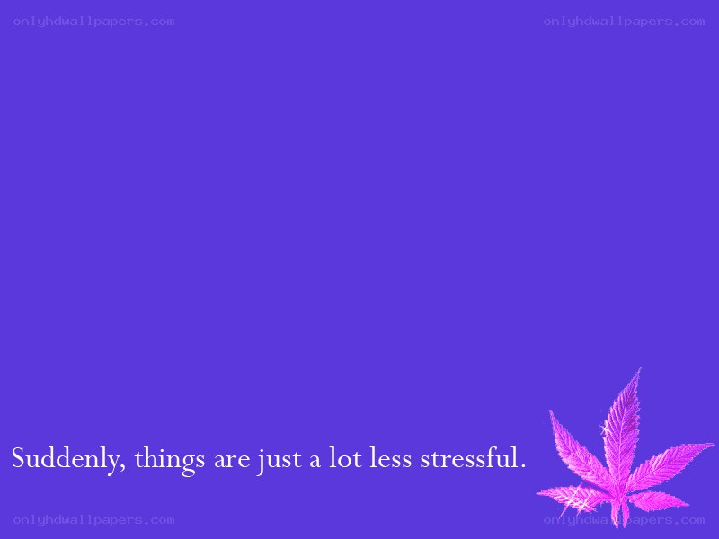 less stressful moment
