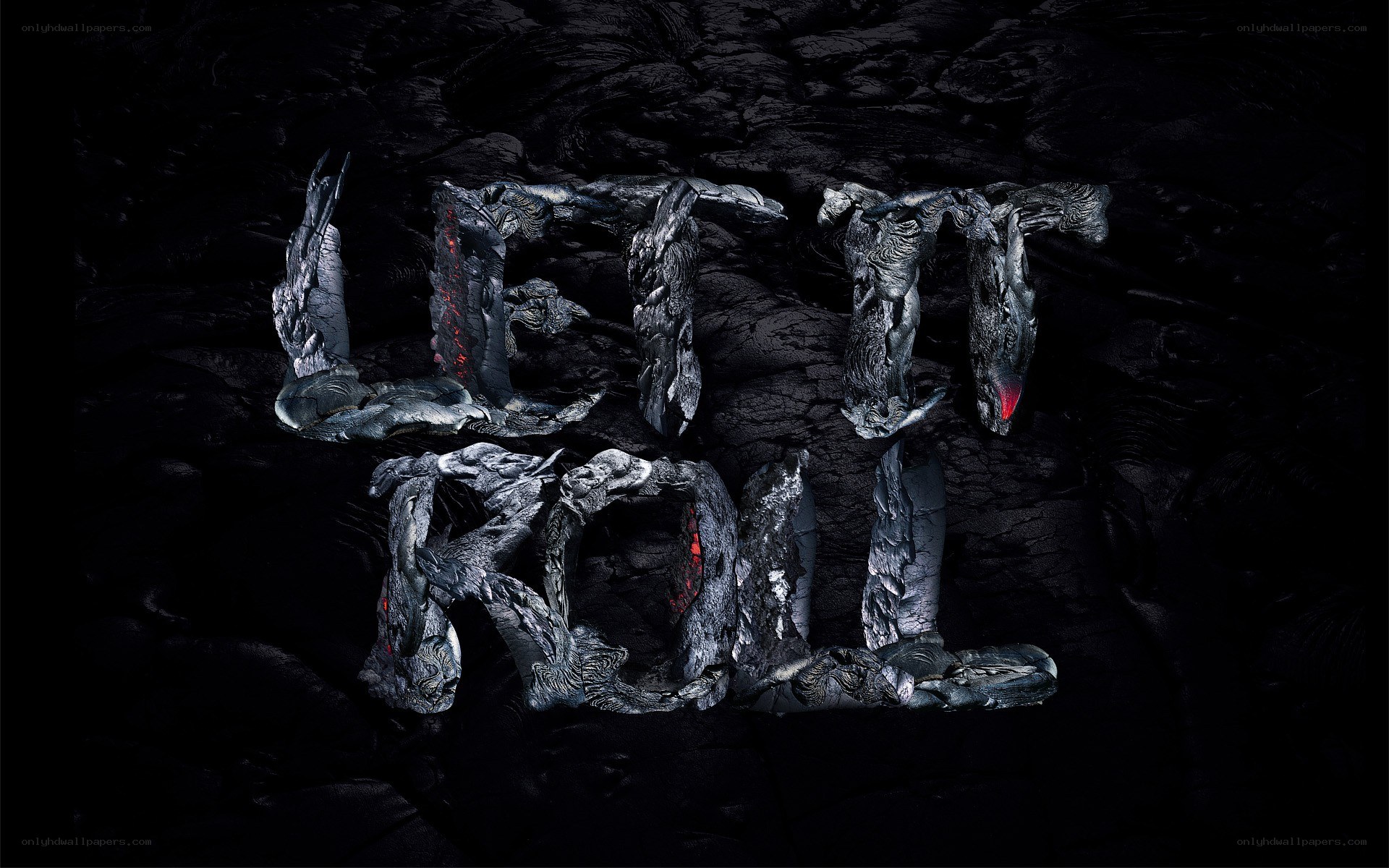 Let It Roll text art
