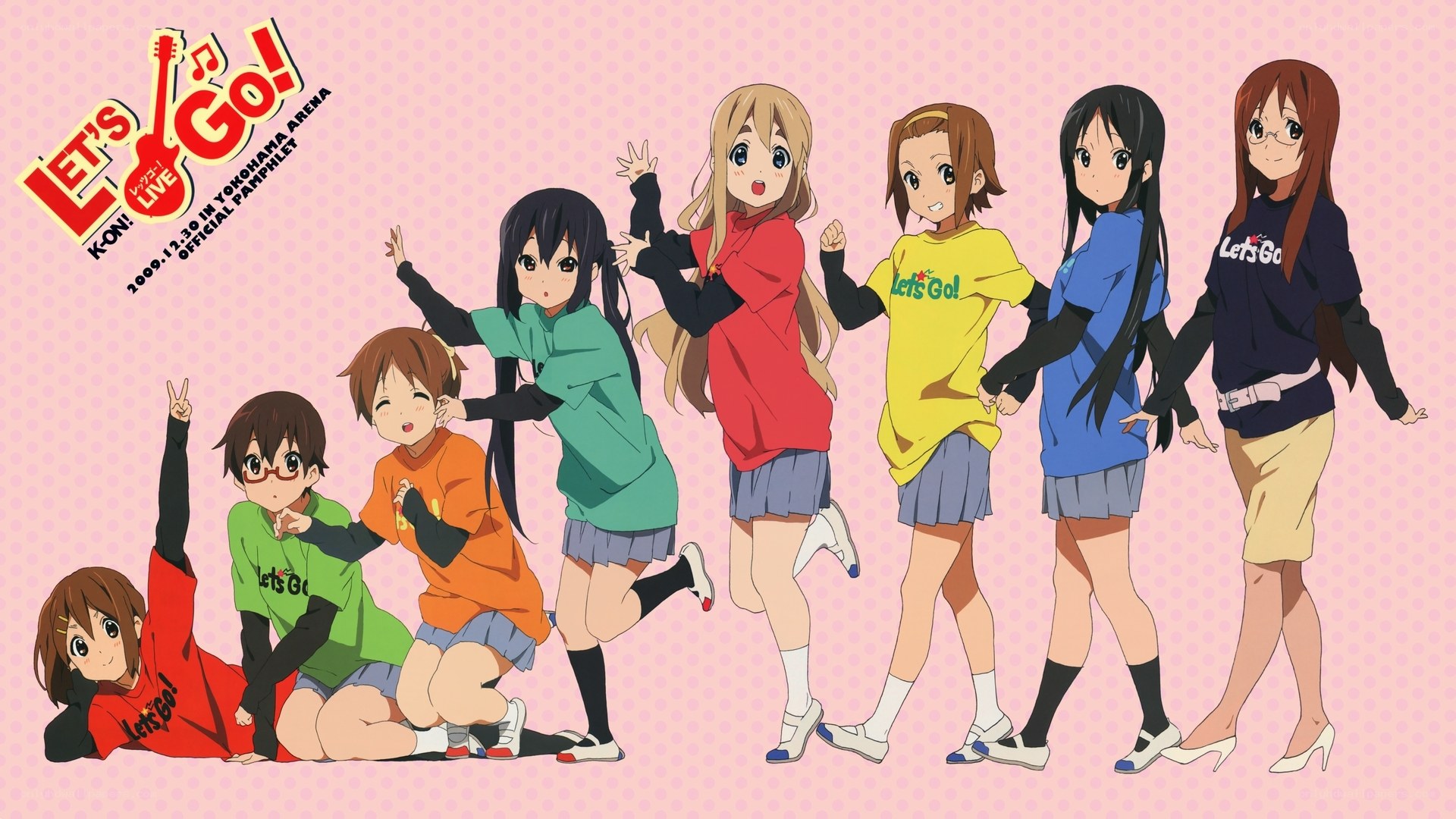 Let's Go! anime characters
