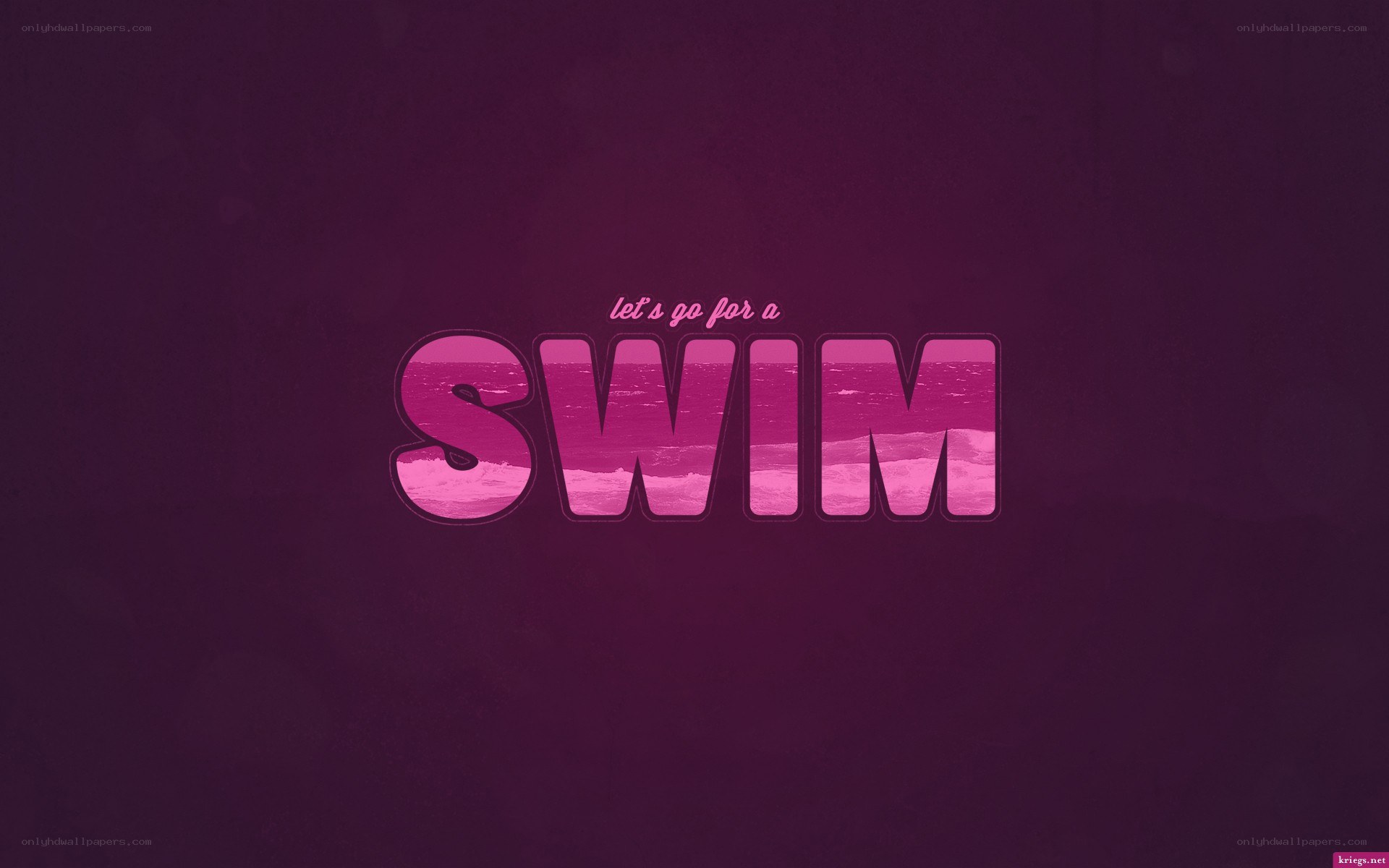 Let's go for a swim