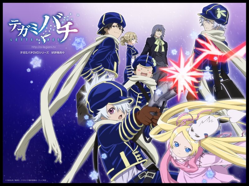 Letter Bee anime promotional art