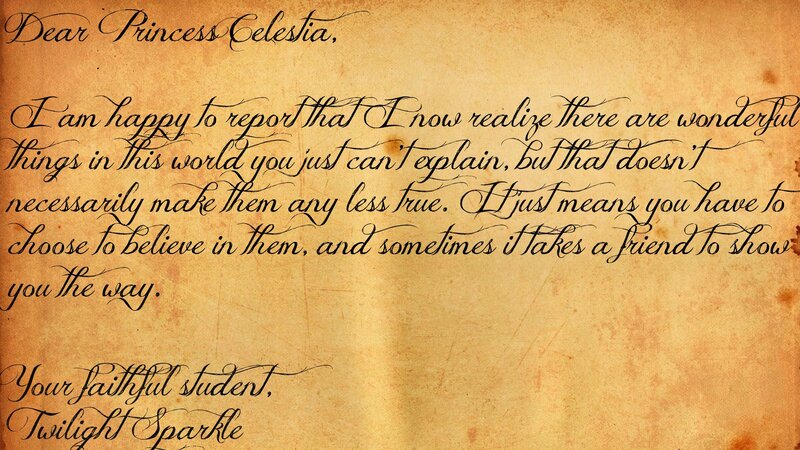 Letter on Parchment — Brown, Calm