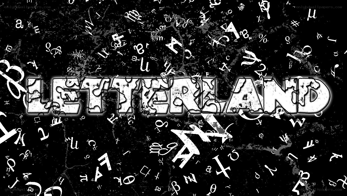 Letterland text art