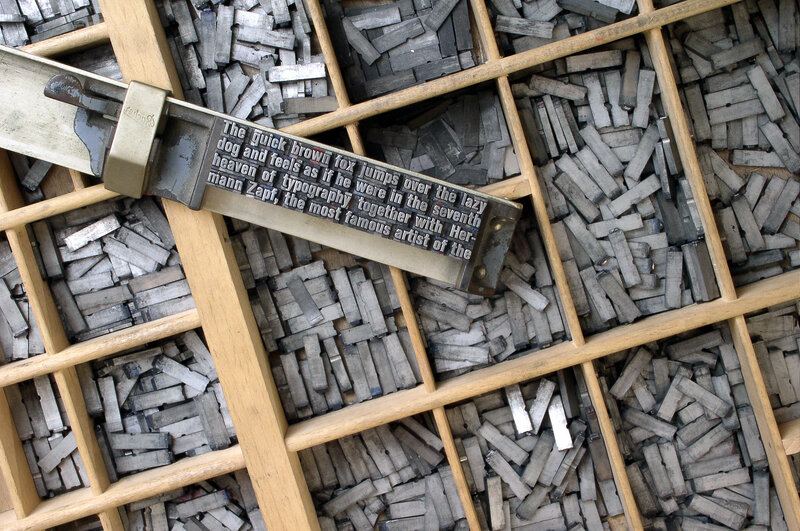 Letterpress printing setup