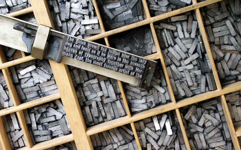 Letterpress printing setup