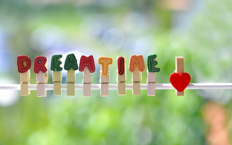 Letters Spelling Dreamtime