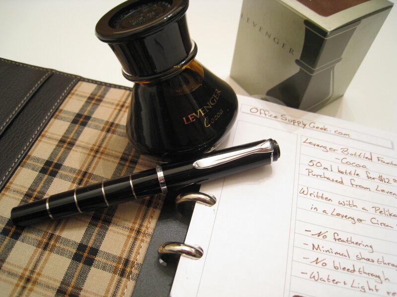 Levenger fountain pen and ink