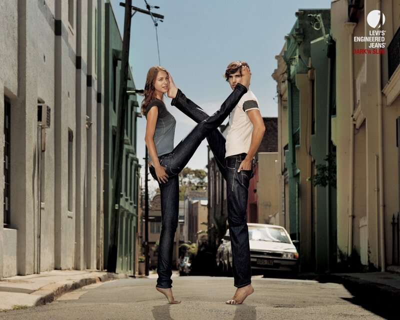 Levi's jeans ad with dancers