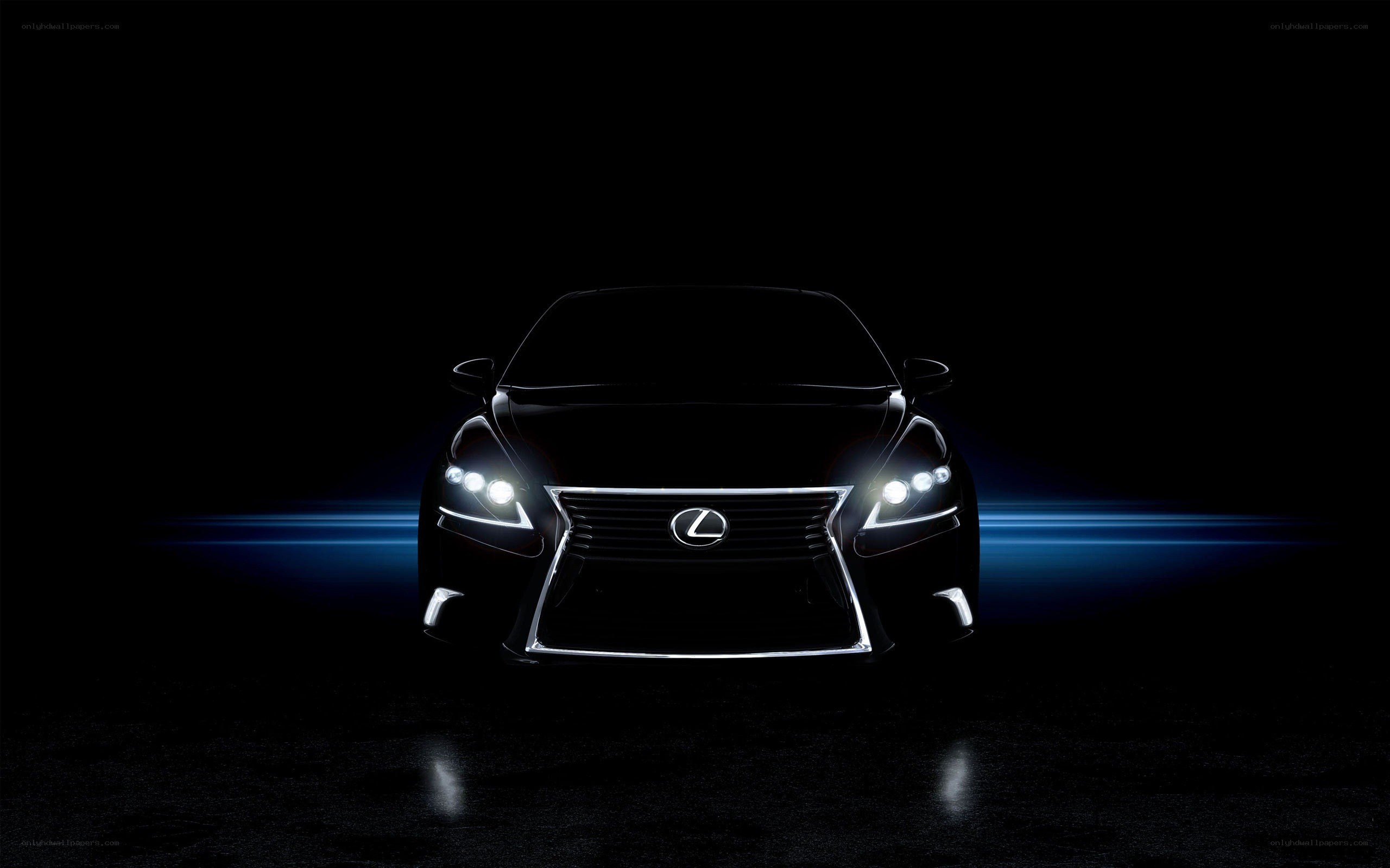 Lexus car front view