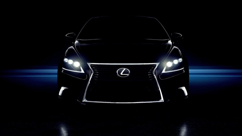 Lexus car front view