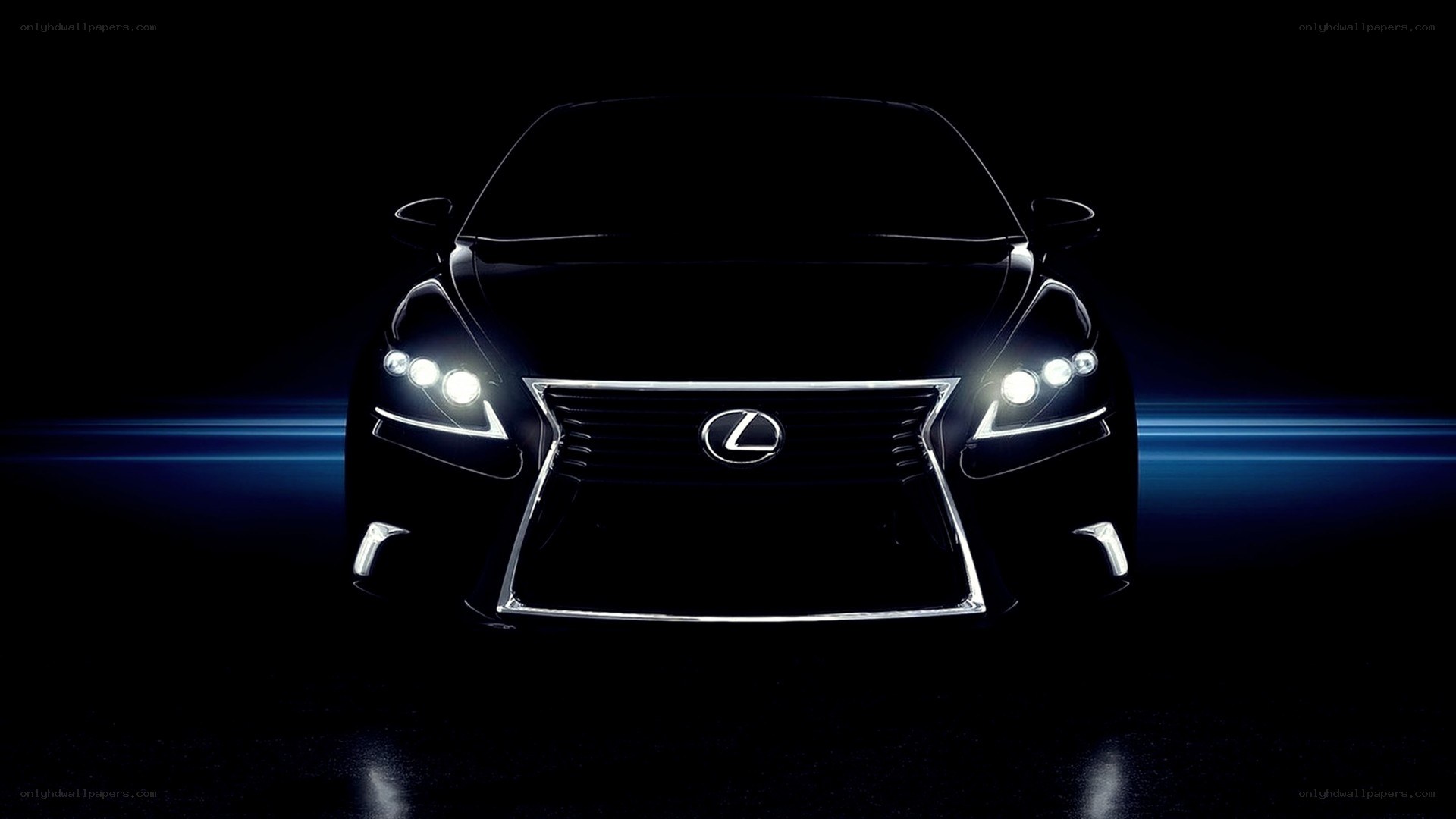 Lexus car front view
