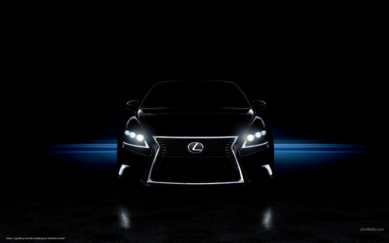 Lexus car front view