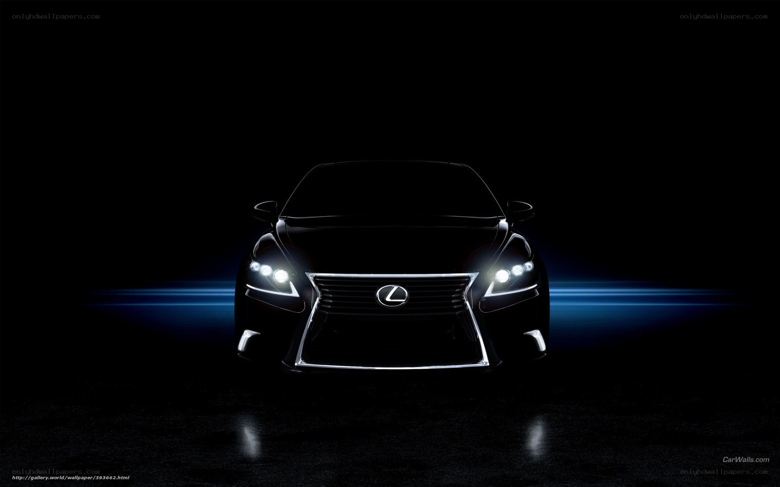 Lexus car front view