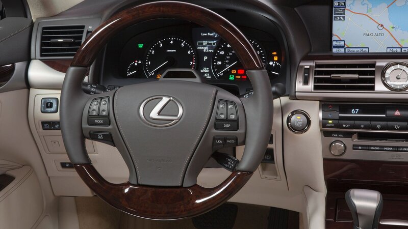 Lexus Car Interior — Beige, Neutral, Photograph, Steering Wheel, Dashboard
