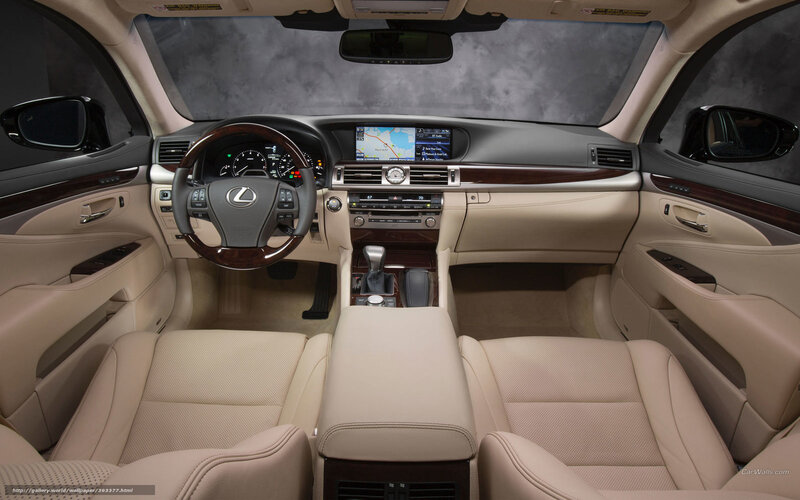 Lexus Car Interior — Beige, Neutral, Photograph