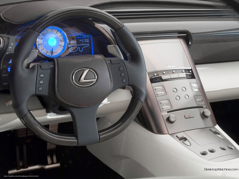 Lexus Car Interior — Black