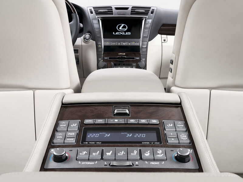 Lexus car interior controls