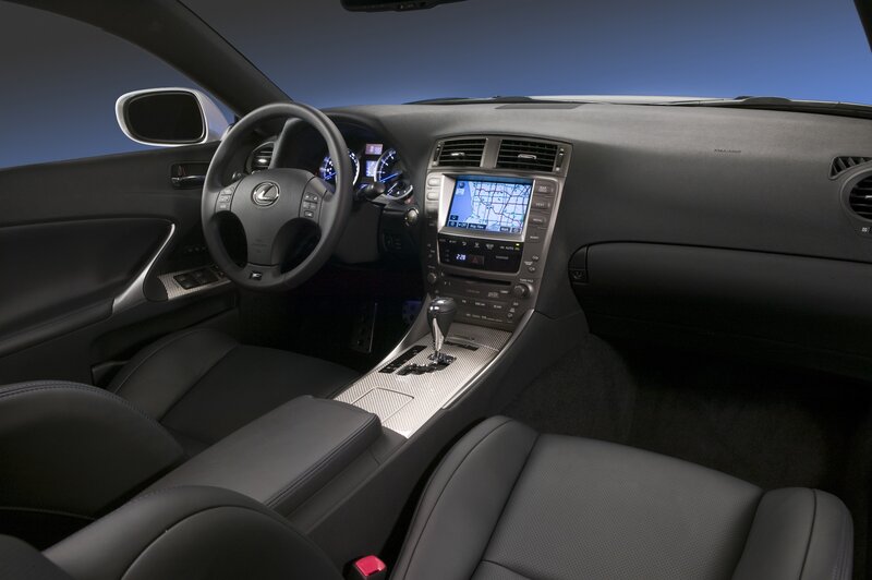 Lexus car interior dashboard