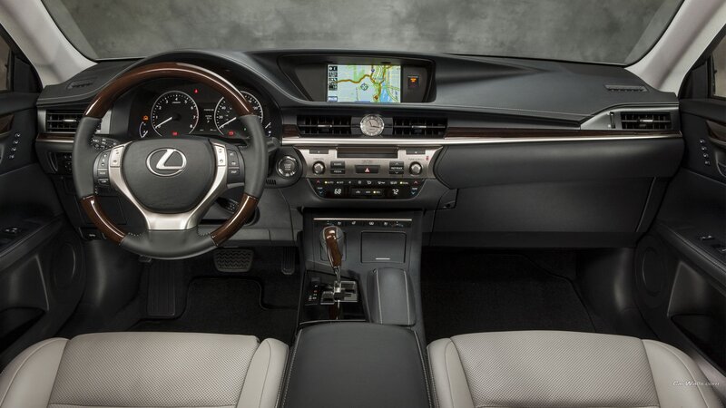 Lexus car interior dashboard