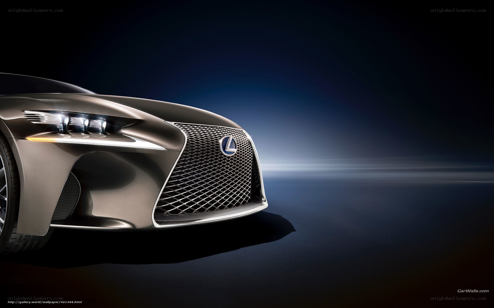 Lexus concept car front view