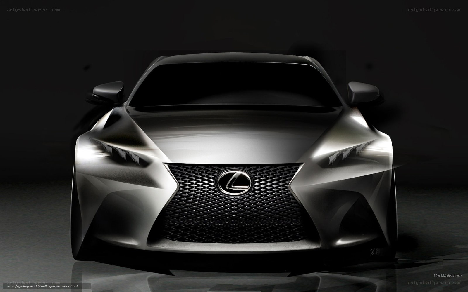 Lexus concept car front view