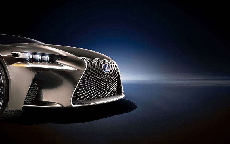 Lexus concept car front view