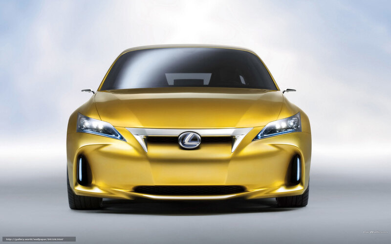 Lexus concept car front view
