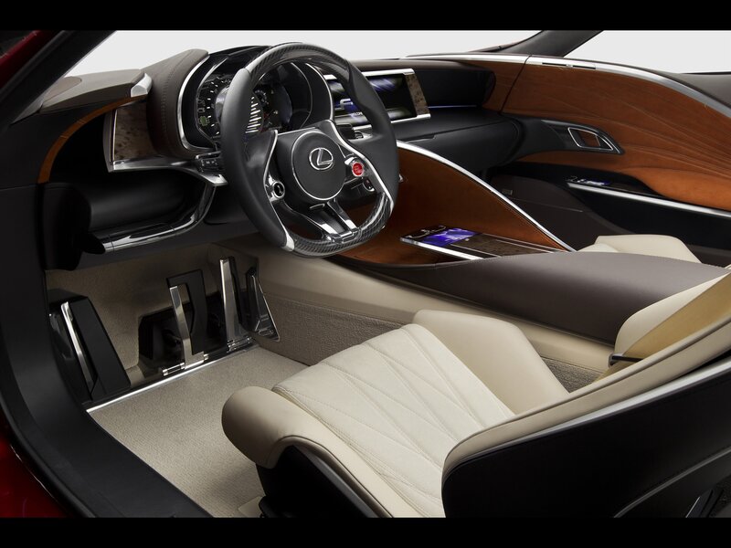 Lexus concept car interior