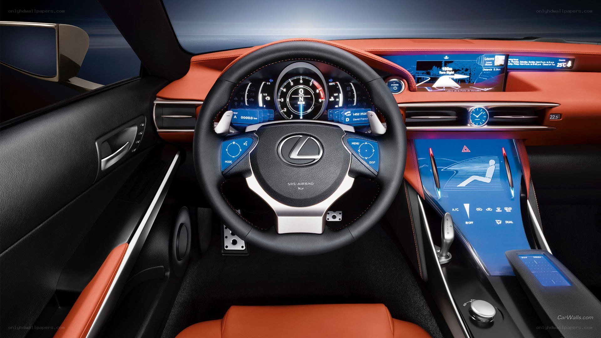 Lexus concept car interior