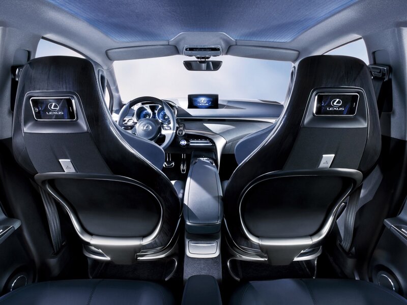 Lexus concept car interior