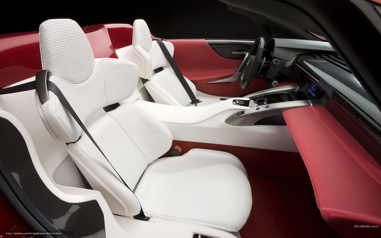 Lexus concept car interior
