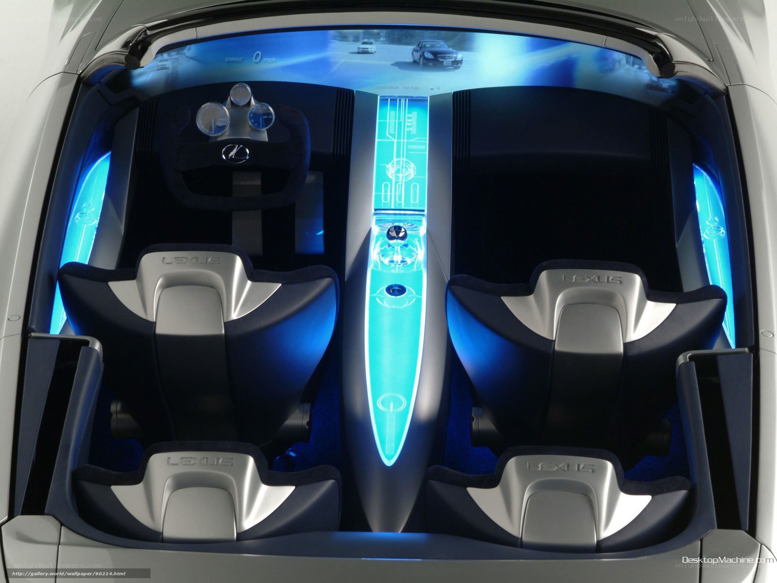 Lexus concept car interior
