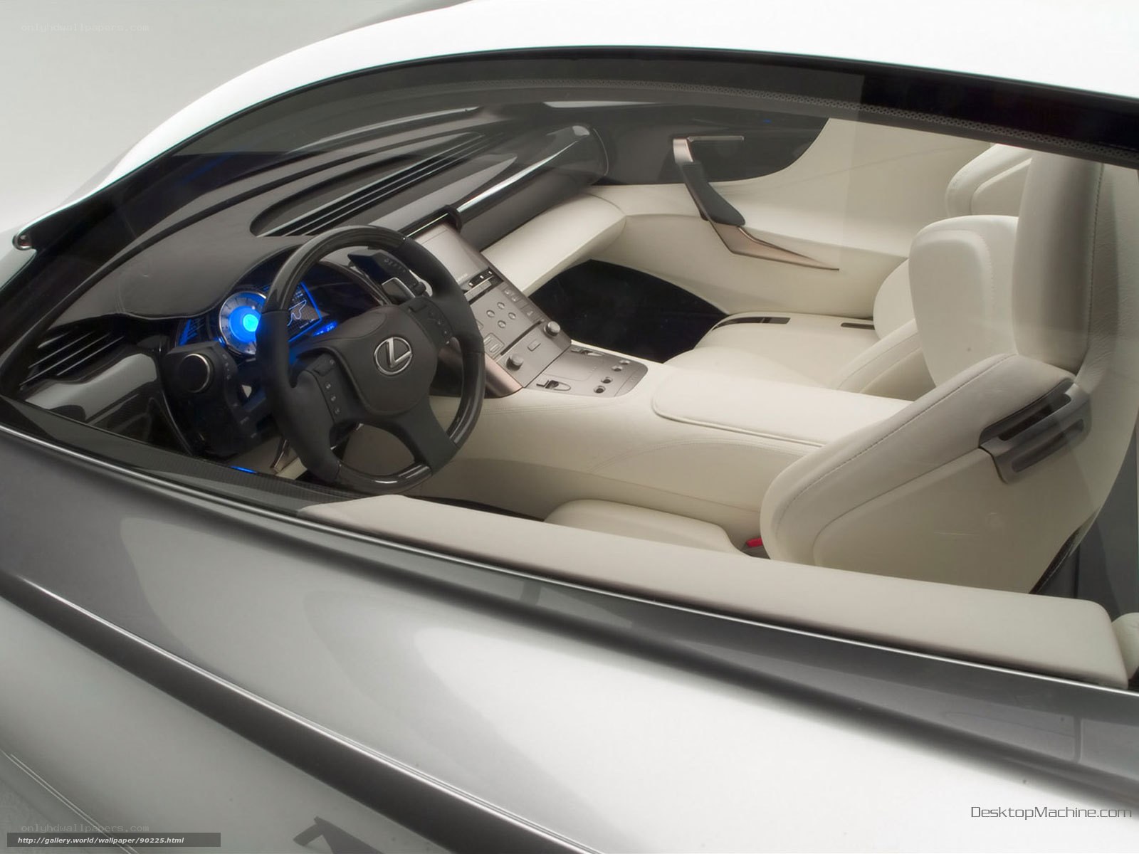 Lexus concept car interior
